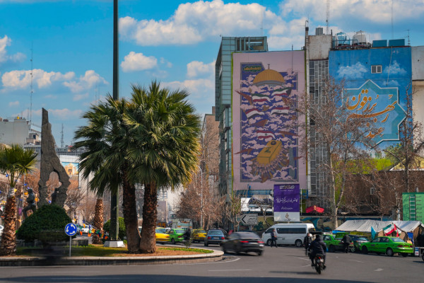 تازهترین دیوارنگاره میدان فلسطین رونمایی شد