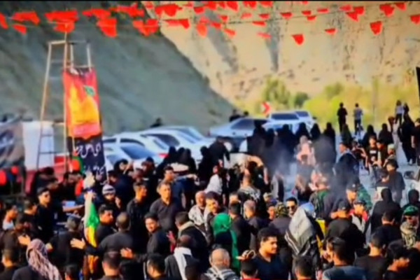 نوای غم‌انگیز عاشورا در دل کوهستان طنین‌انداز شد