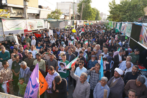 صوبوں میں غدیر کا کلومیٹروں لمبا جلوس