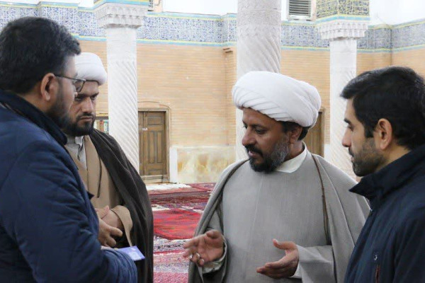 بازدید مدیرکل تبلیغات اسلامی کردستان از مسجد جامع سنندج