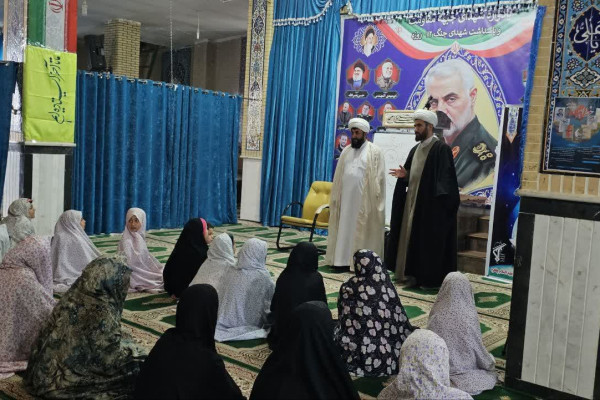 مشارکت پررنگ نوجوانان کوهرنگی در مراسم معنوی اعتکاف