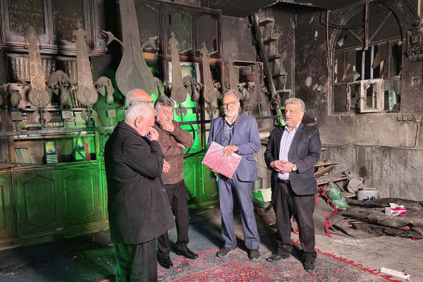 حسینیه ای در اهواز که طعمه آتش نمرودیان شد