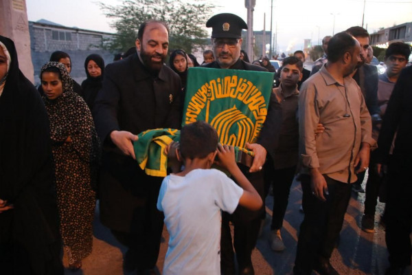 خورشید مهربانی در آسمان بستک درخشید؛ کاروانی از بهشت