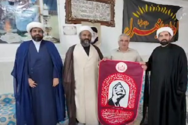 اهدای کتیبه «هم‌عهدی خونخواهی» به مواکب طریق‌الحسین بوشهر